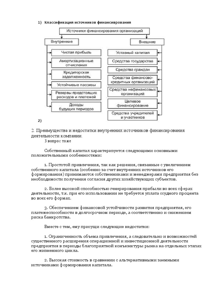 Курсовая Работа Источники Финансирования Инвестиционной Деятельности